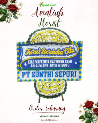 Papan Bunga Duka di Lamangga
