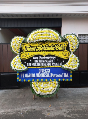 Papan Bunga Duka di Lamangga