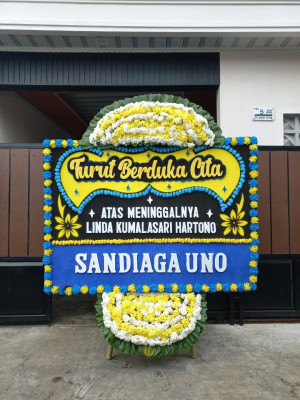 Papan Bunga Duka di Lamangga